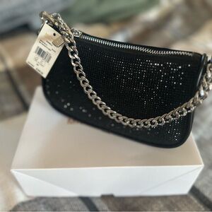 Michael Kors Small Black Carmela Pouchette